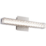 Elan Color-Select Wall Sconce - Satin Nickel / Clear