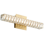 Elan Color-Select Wall Sconce - Aged Brass / Clear