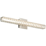 Elan Color-Select Wall Sconce - Satin Nickel / Clear