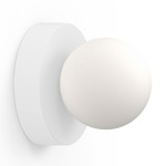 Bola Sphere Wall / Ceiling Light - Matte White / Opal