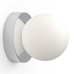 Bola Sphere Wall / Ceiling Light - Chrome / Opal