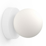 Bola Sphere Wall / Ceiling Light - Matte White / Opal