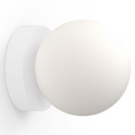 Bola Sphere Wall / Ceiling Light - Matte White / Opal