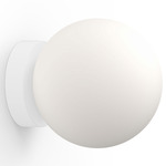 Bola Sphere Wall / Ceiling Light - Matte White / Opal