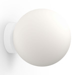 Bola Sphere Wall / Ceiling Light - Matte White / Opal