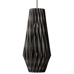 Pilke Tall Pendant - Black / Black