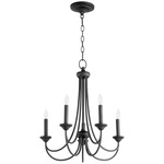 Brooks Bare Chandelier - Textured Black