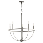 Tribute Chandelier - Satin Nickel