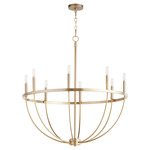 Tribute Chandelier - Aged Brass