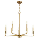 Tempo Chandelier - Aged Brass / Aged Brass