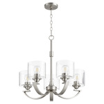 Dakota Chandelier - Satin Nickel / Clear Seeded