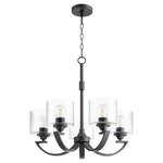 Dakota Chandelier - Black / Clear Seeded