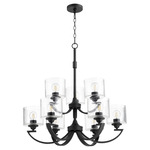 Dakota Chandelier - Black / Clear Seeded