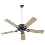 Estate 52 Inch Ceiling Fan - Matte Black / Matte Black-Weathered Gray