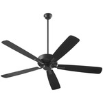 Ovation Ceiling Fan - Matte Black / Matte Black-Weathered Gray