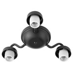 Brewster Fan Light Kit - Textured Black
