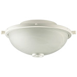 Marsden Wet Location Fan Light Kit - Studio White / White