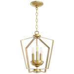 Fort Worth Pendant - Aged Brass