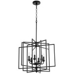 Hammond Pendant - Textured Black / Textured Black