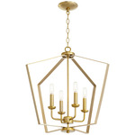 Fort Worth Pendant - Aged Brass