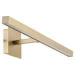 Fort Worth Color-Select Adjustable Picture Light - Aged Brass