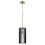 Finura Pendant - Aged Brass / Noir