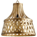 Artisan Cross Pattern Pendant - Artisan Brass