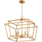 Monument Chandelier - Gold Leaf
