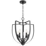 Dakota Open Chandelier - Black