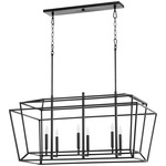 Monument Linear Pendant - Textured Black