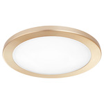 Rova Fan Light Kit - Aged Brass / White