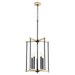 Silva Pendant - Textured Black / Weathered Oak / Weathered Oak