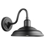 Hood Outdoor Wall Light - Black
