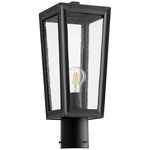Bravo Post Light - Textured Black / Clear Seedy