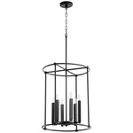 Olympus Foyer Pendant - Textured Black
