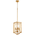 Marquee Pendant - Gold Leaf