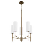 Hamilton Chandelier - Gold / White
