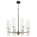 Hamilton Chandelier - Gold / White