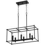 Olympus Linear Pendant - Textured Black
