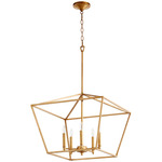 Gabriel Chandelier - Gold Leaf