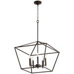 Gabriel Chandelier - Oiled Bronze