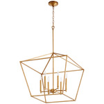 Gabriel Chandelier - Gold Leaf