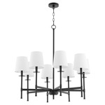 Belshaw Chandelier - Matte Black / White