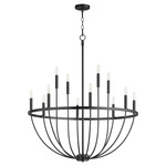 Tribute Chandelier - Matte Black