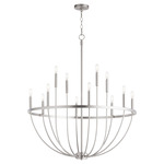 Tribute Chandelier - Satin Nickel
