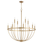Tribute Chandelier - Aged Brass