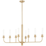 Sheridan Linear Chandelier - Aged Brass
