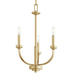 Reyes Candlelight Chandelier - Aged Brass