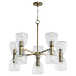 Relo Chandelier - Gold / Clear