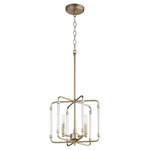 Optic Pendant - Aged Brass